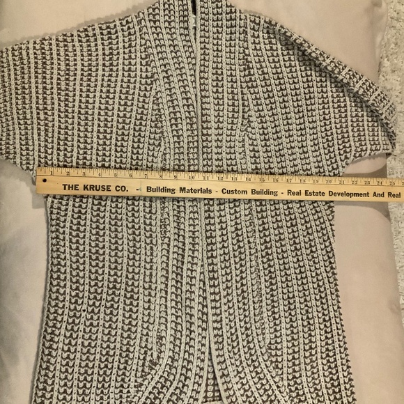 Pink Rose Brown Cream  L Cardigan Fall Normcore Scandi Girl - Picture 6 of 8